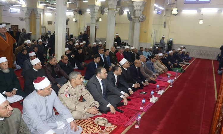 محافظ القليوبية يشهد الاحتفال بذكرى الإسراء والمعراج بمسجد ناصر بمدينة