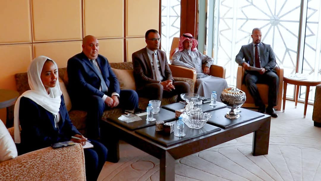 رئيس البرلمان العربي والسفير السعودي