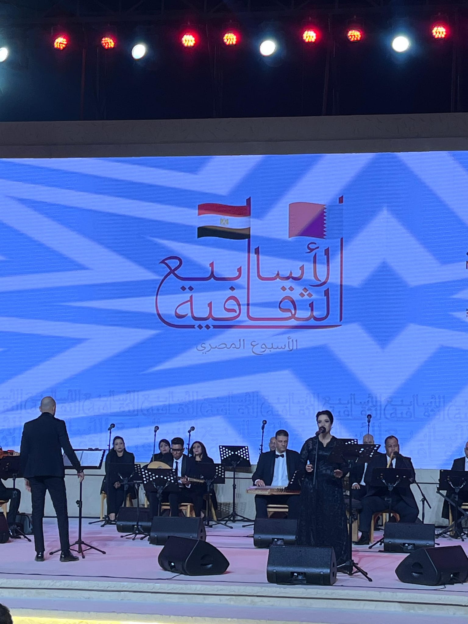 وزيرا الثقافة المصري والقطري