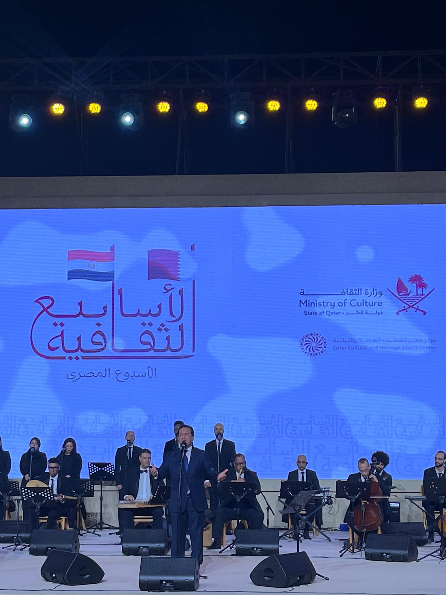 وزيرا الثقافة المصري والقطري