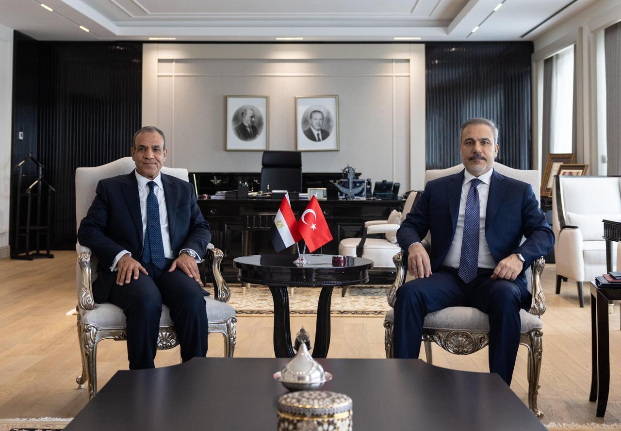 وزير الخارجية ونظيره التركي