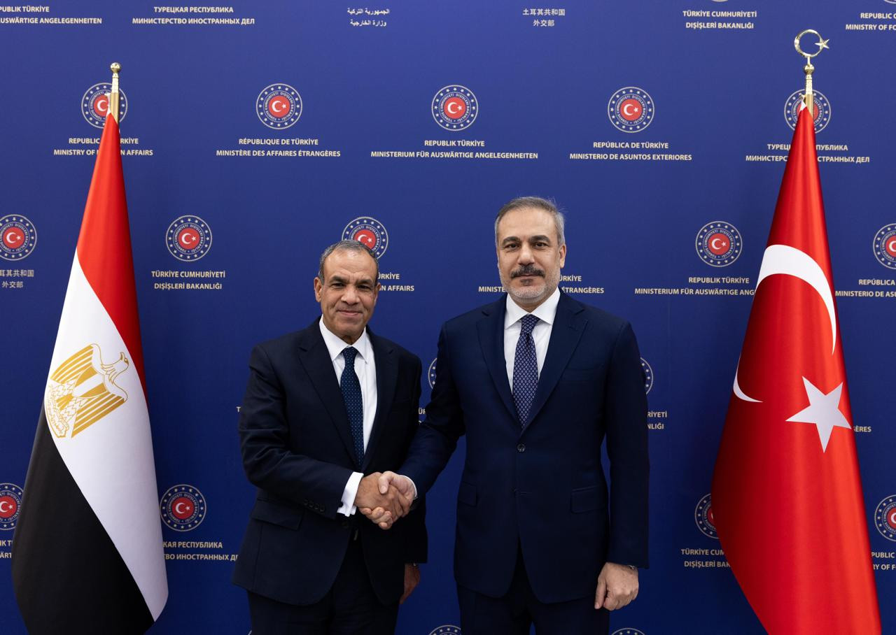 وزير الخارجية ونظيره التركي