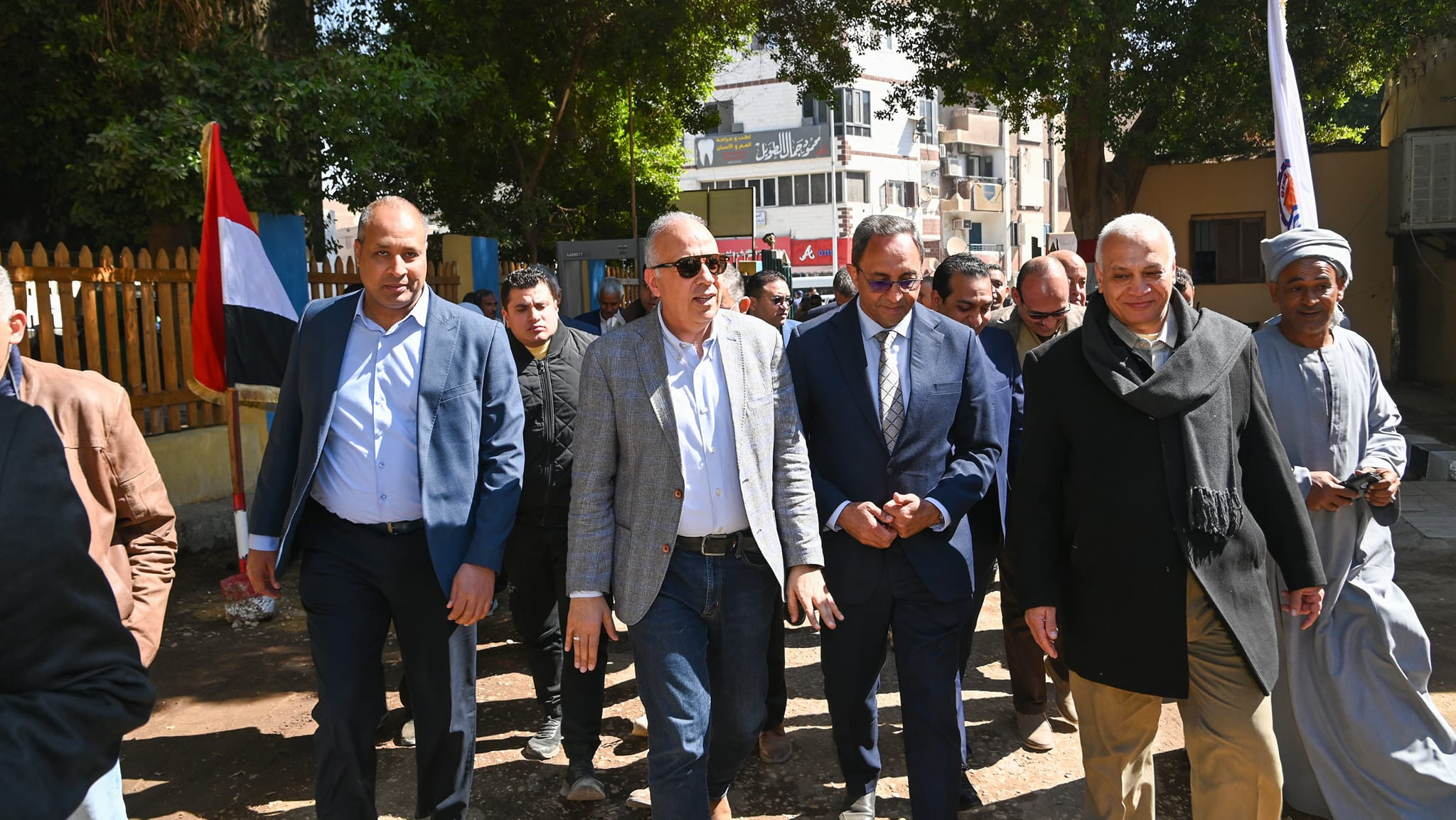 وزير الري ومحافظ قنا