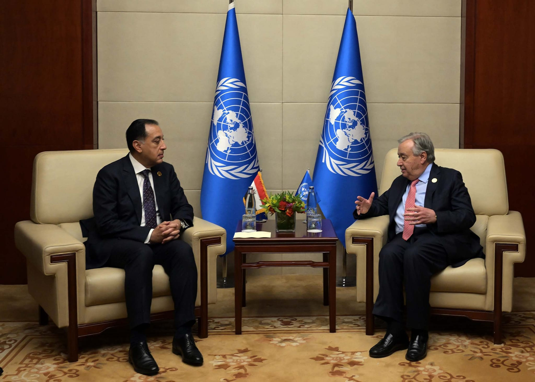 رئيس الوزراء وأنطونيو جوتيريش