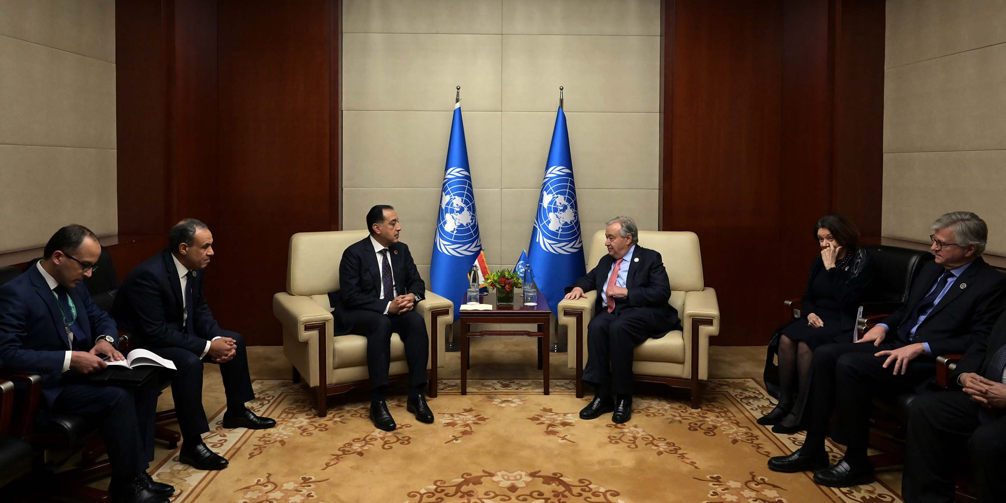 رئيس الوزراء وأنطونيو جوتيريش