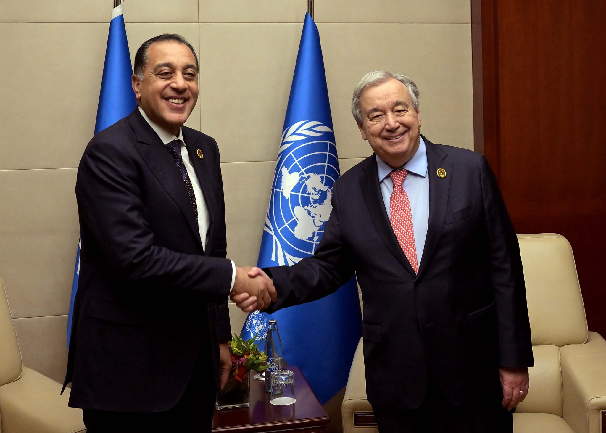 رئيس الوزراء وأنطونيو جوتيريش