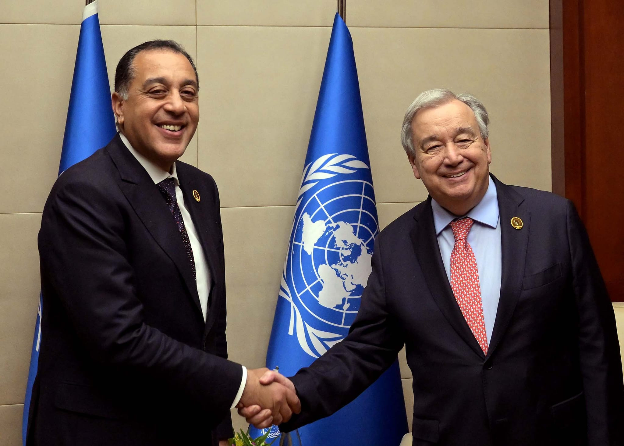 رئيس الوزراء وأنطونيو جوتيريش