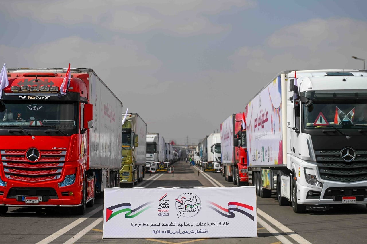 قافلة مساعدات