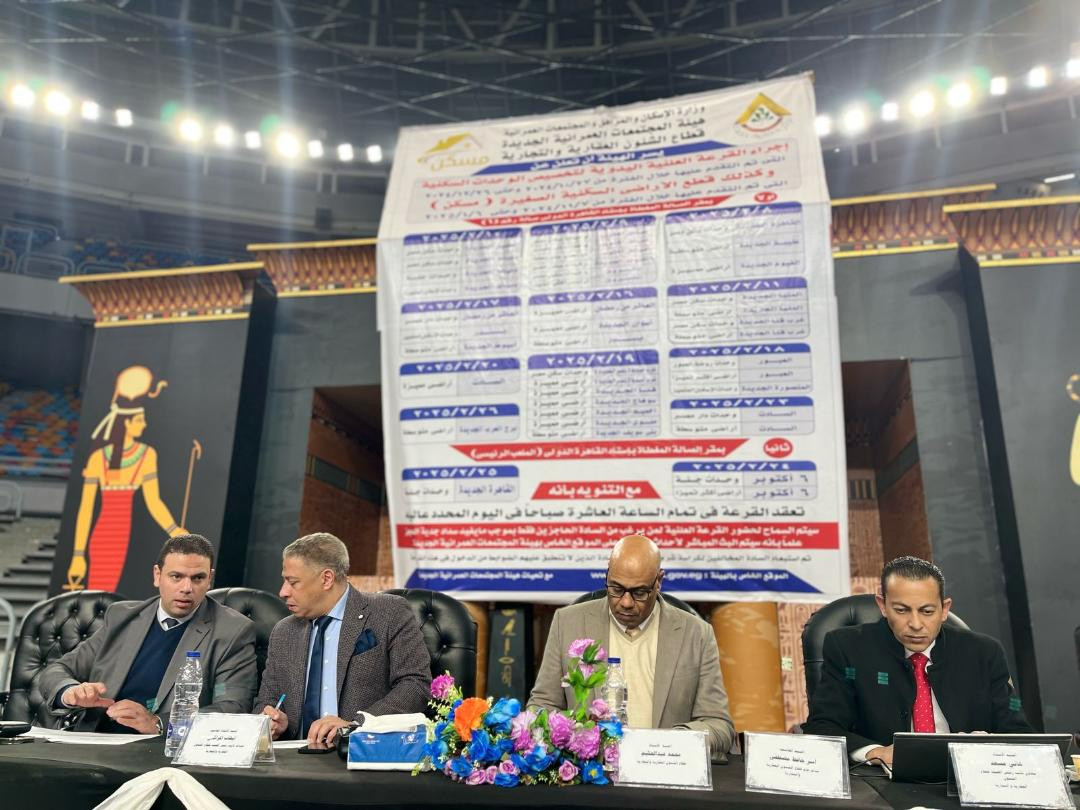 إجراء القرعة العلنية للوحدات