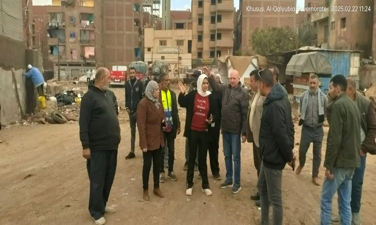 نائب محافظ القليوبية تقود حملة مكبرة لرفع الإشغالات بمدينة الخصوص