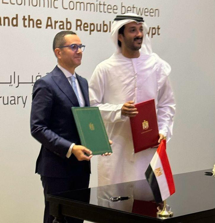 وزيرا الاستثمار المصري والاقتصاد الإماراتي