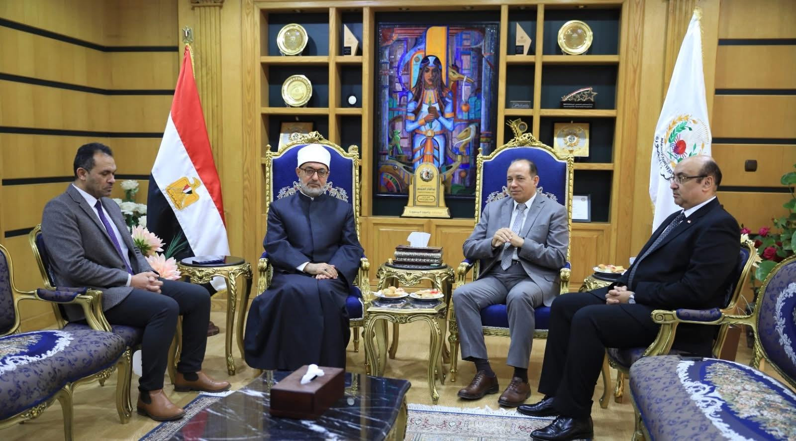 مفتي الجمهورية بجامعة المنصورة