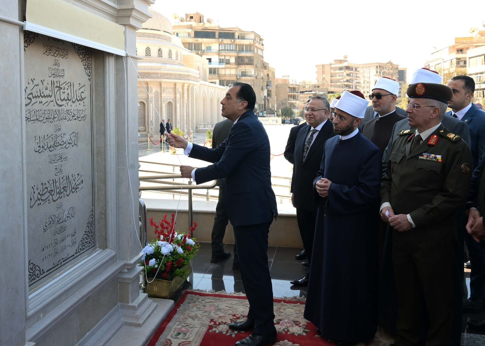 مدبولي افتتاح مسجد