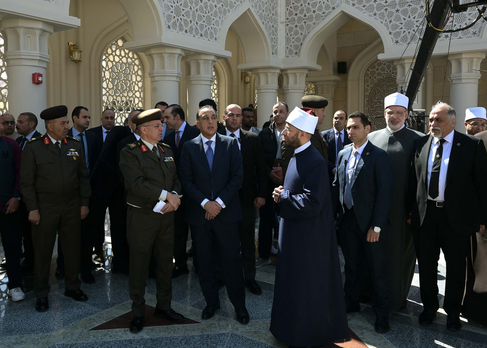 مدبولي افتتاح مسجد