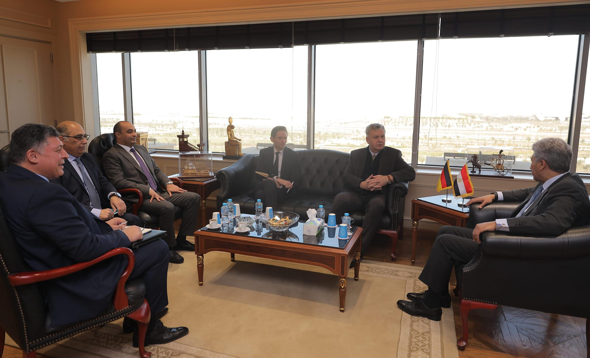 وزير السياحة والآثار وسفير ألمانيا