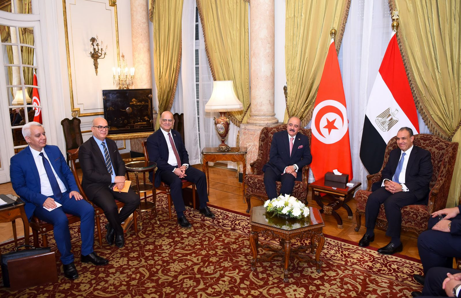 وزير الخارجية ونظيره التونسي