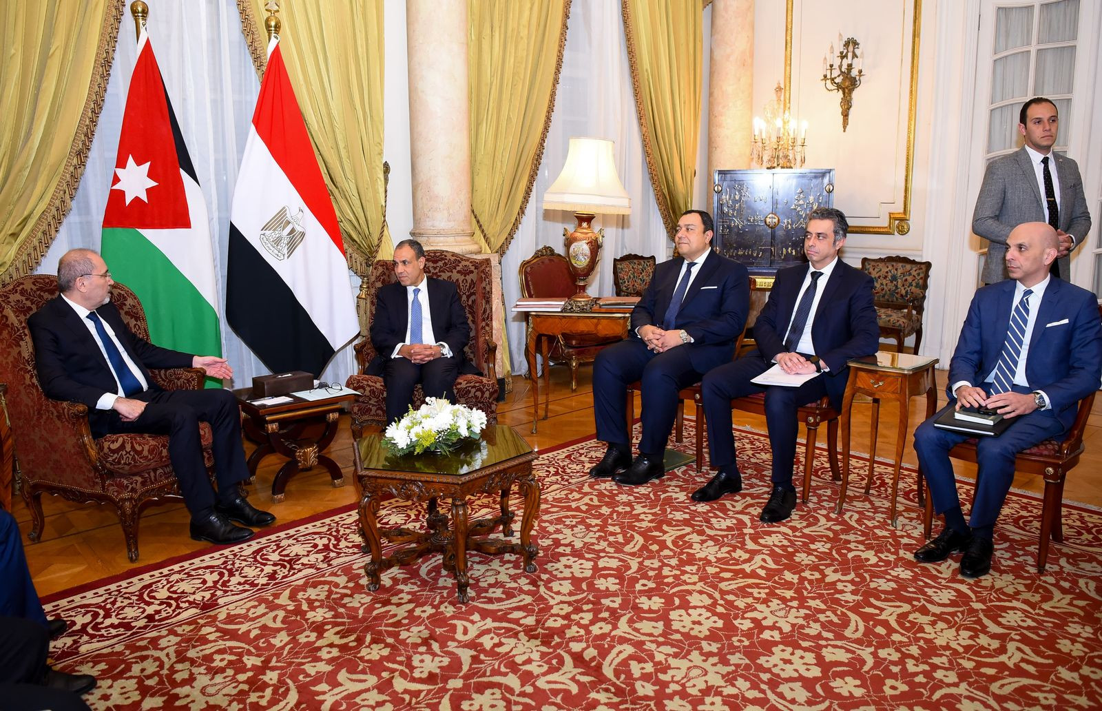 وزير الخارجية ونظيره الأردني