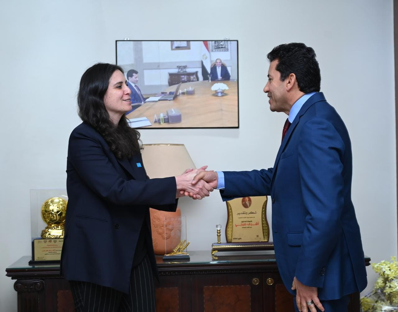 وزير الشباب ومدير مكتب اليونيسيف