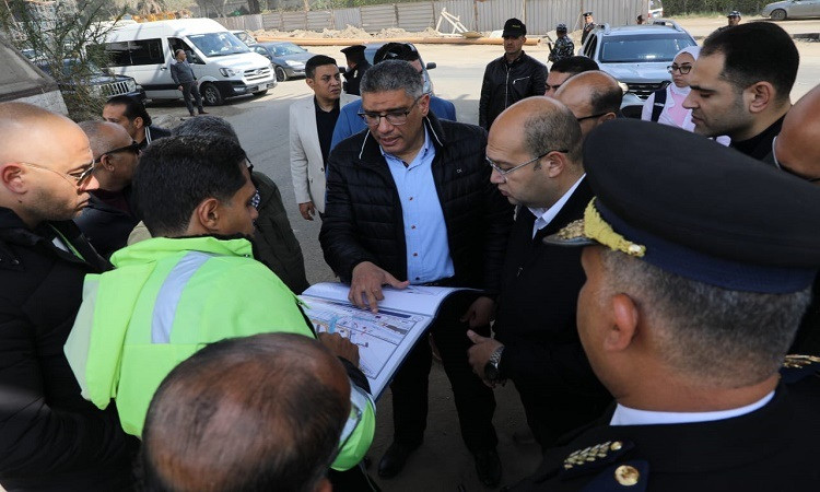 محافظ الجيزة: رصف وتطوير طريق جسر الصليبة بشبرامنت بتكلفة ٣٧ مليون