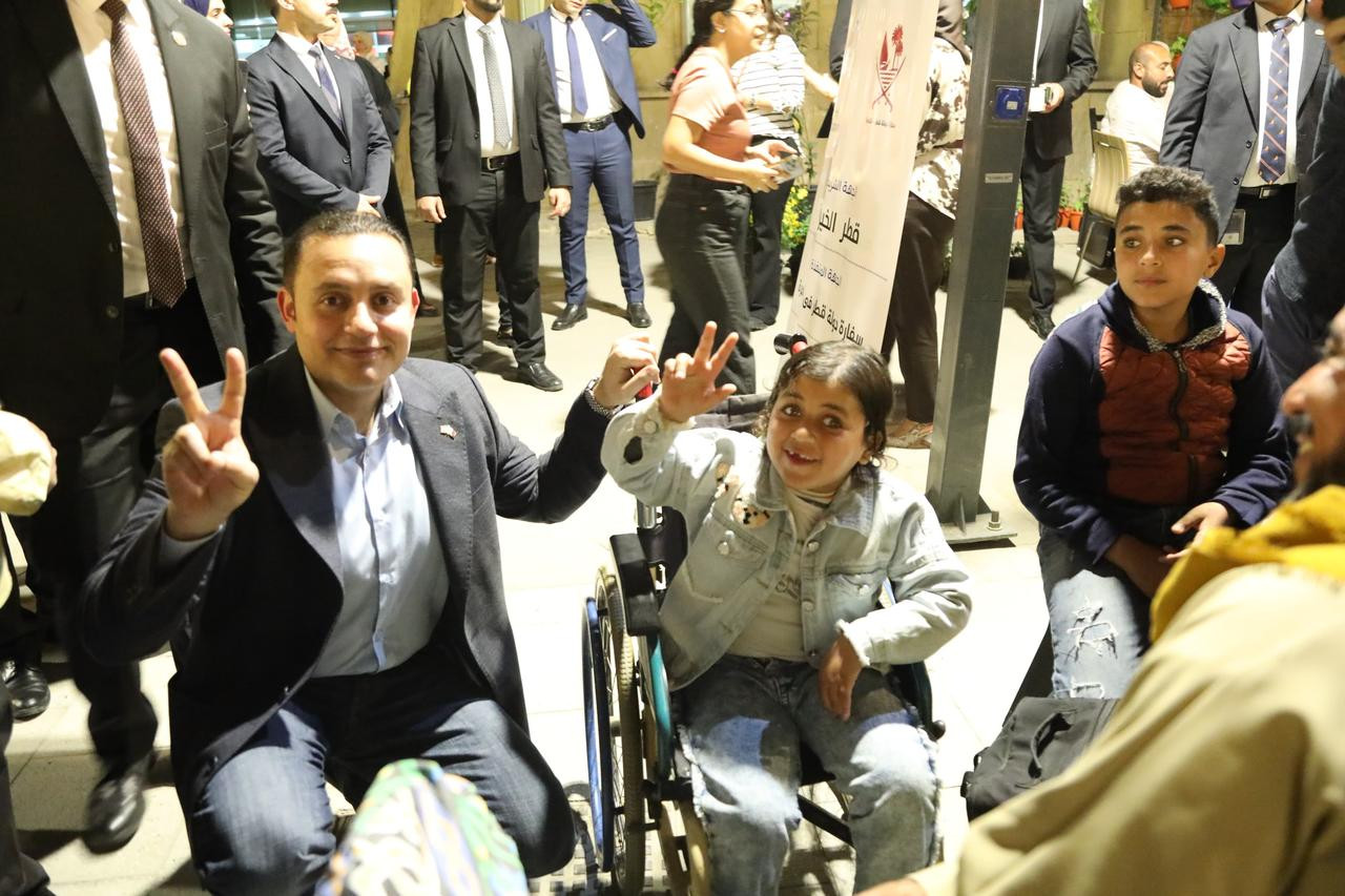 سفارة قطر بالقاهرة تقيم حفل افطار لأطفال مستشفى سرطان الأطفال