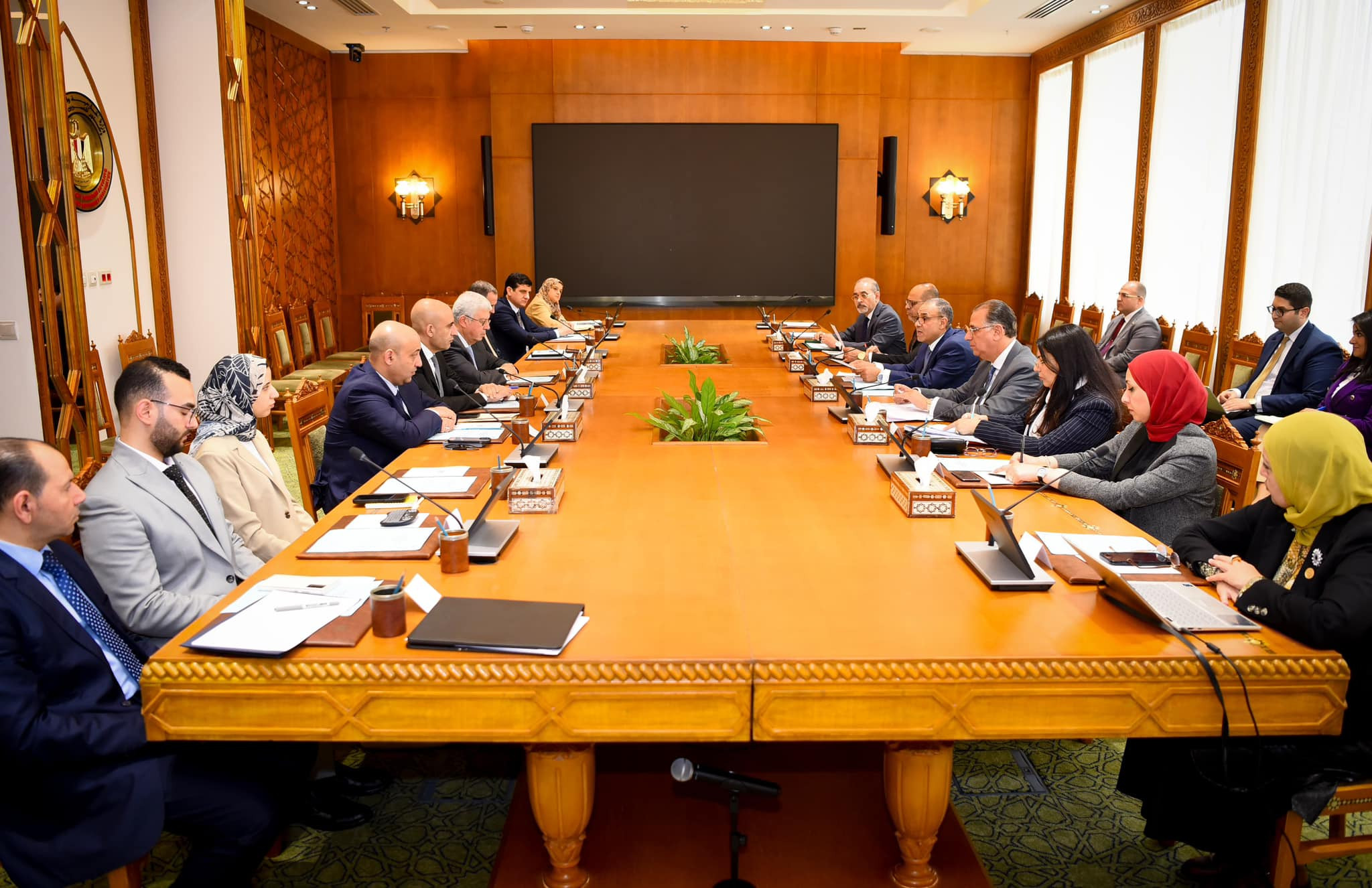 اجتماع وزراء الخارجية والتعليم والتعليم العالي والعمل