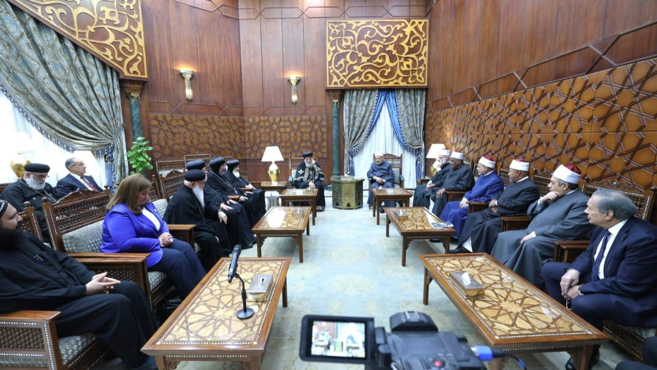 شيخ الزهر والبابا تواضروس