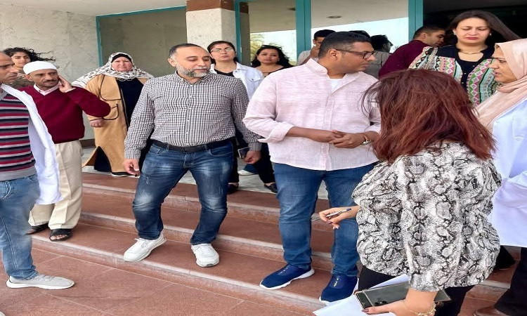 وكيل صحة البحر الأحمر يتفقد مستشفيات الغردقة العام والحميات
