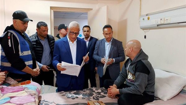 محافظ شمال سيناء خالد مجاور يتفقد مستشفى العريش العام في عيد الفطر