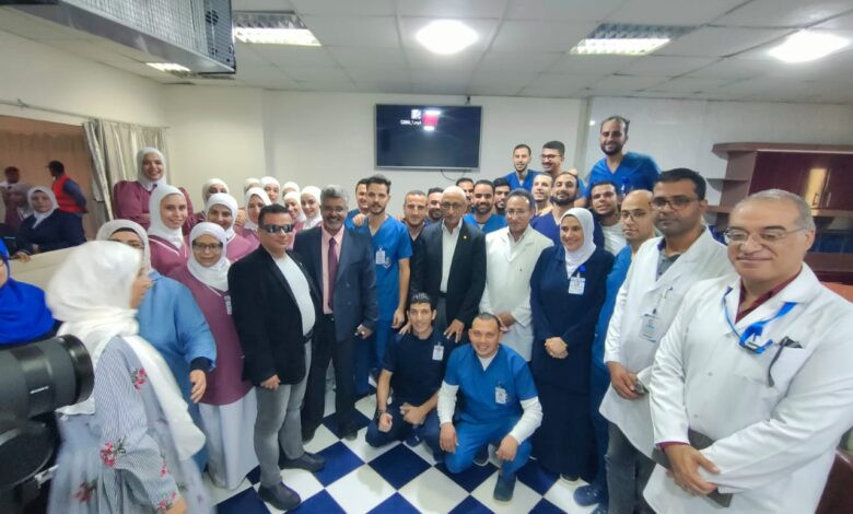 محافظ شمال سيناء خالد مجاور يتفقد مستشفى العريش العام في عيد الفطر