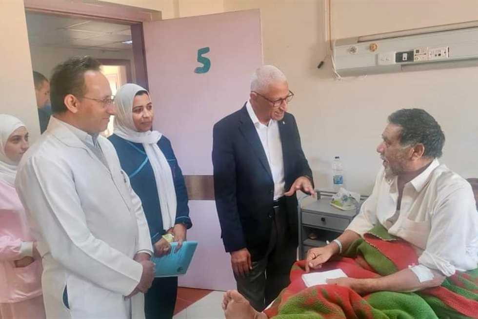محافظ شمال سيناء خالد مجاور يتفقد مستشفى العريش العام في عيد الفطر