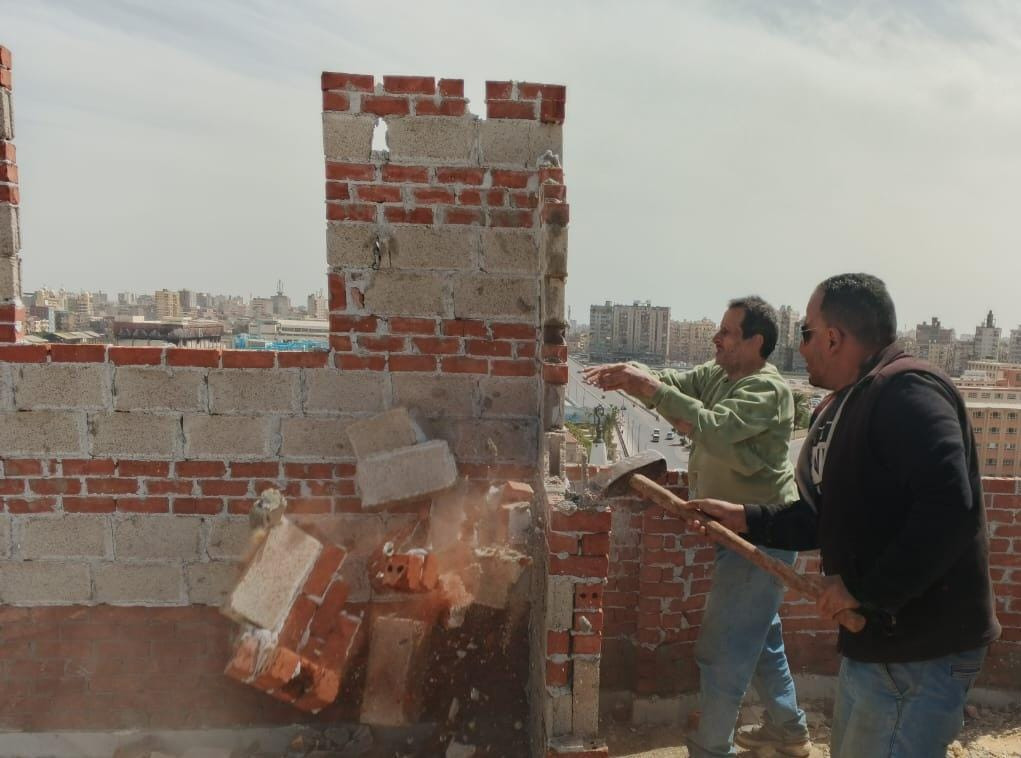 إزالة تعديات بالأسكندرية