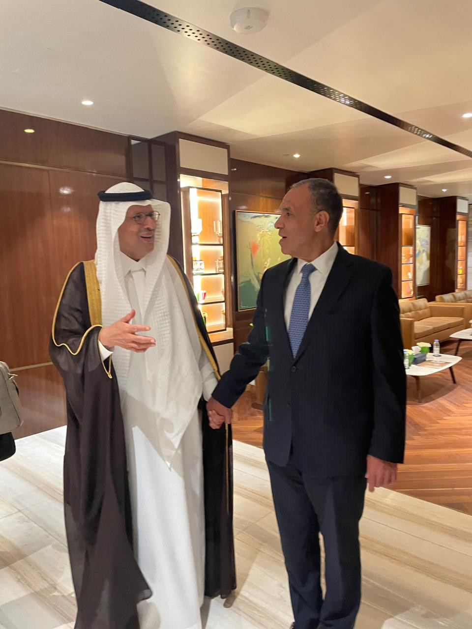 وزير الخارجية ووزير الطاقة السعودي