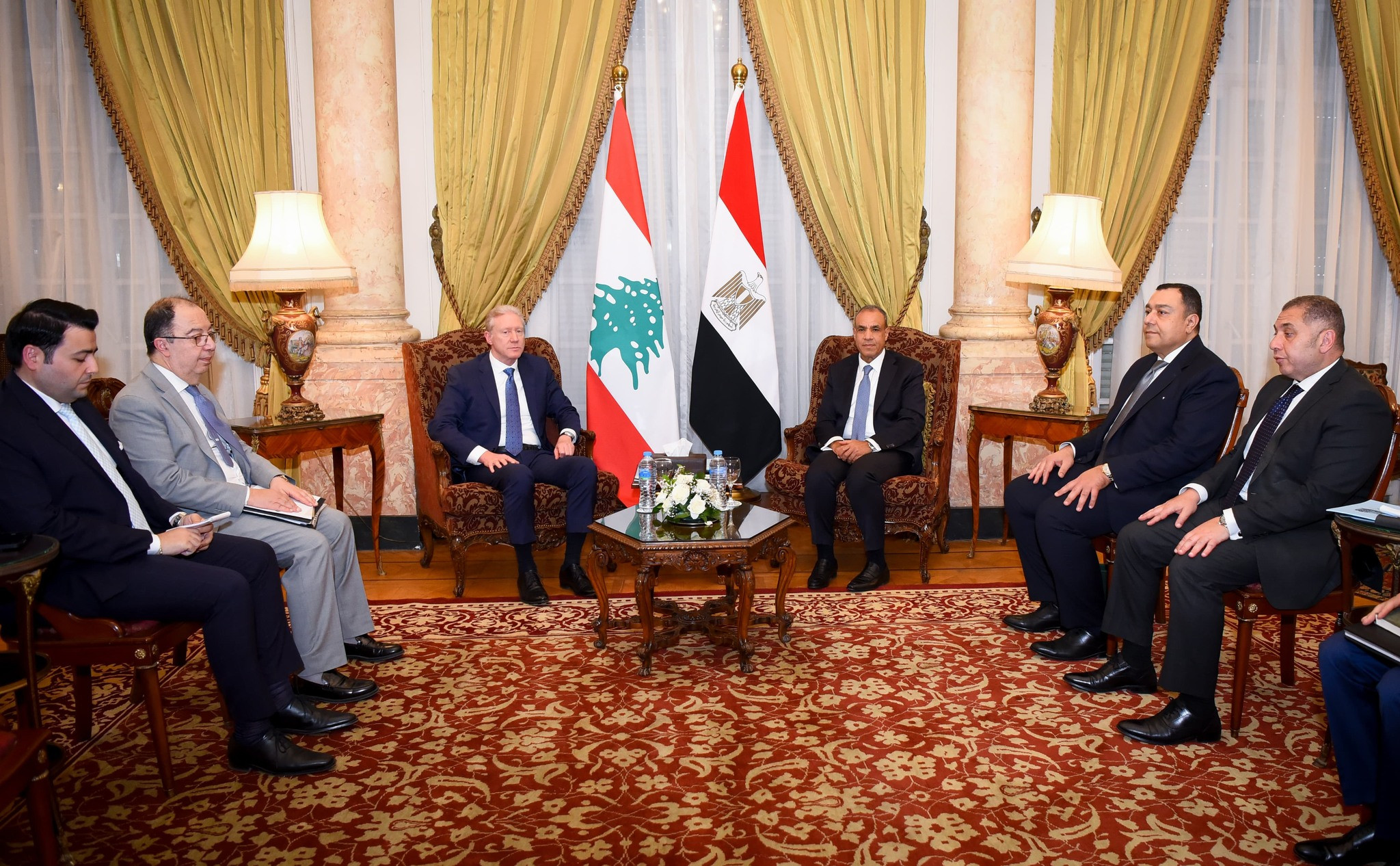 وزير الخارجية ونظيره اللبناني