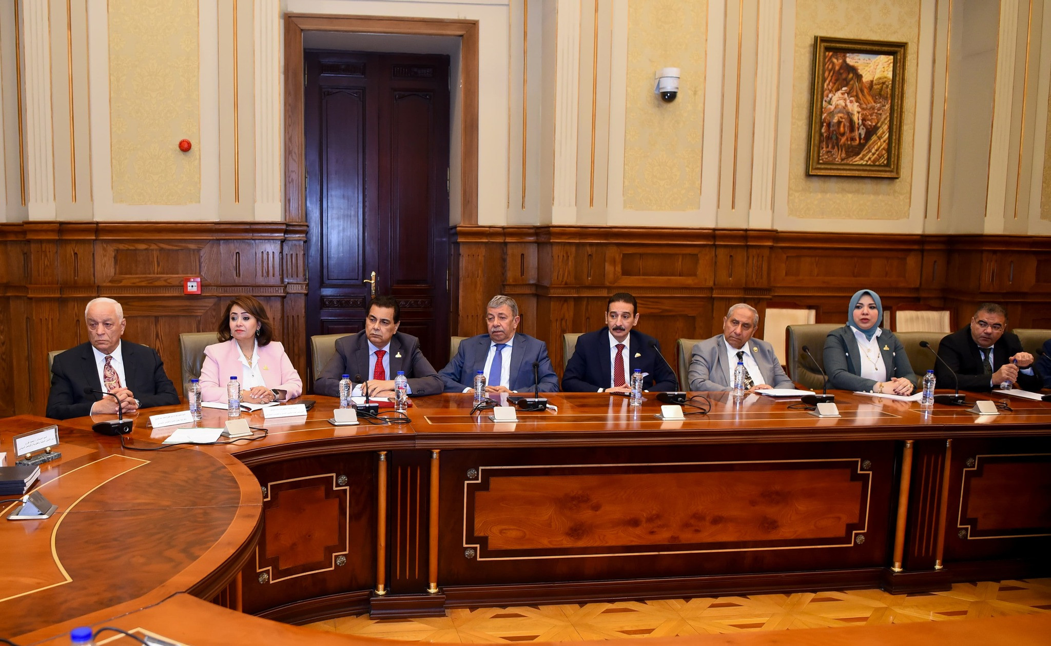 وزير الخارجية مع لجنة حقوق الإنسان