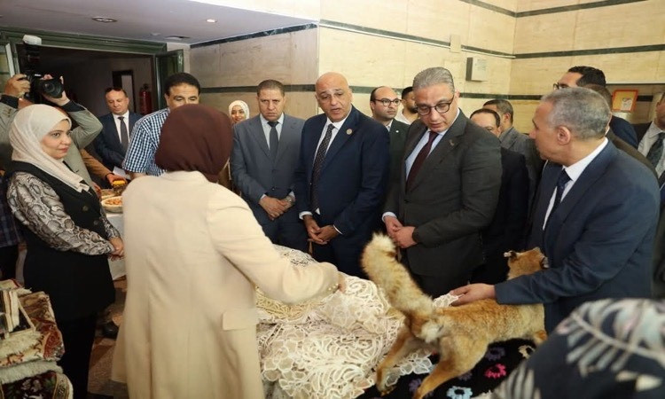 محافظ الفيوم ورئيس جهاز تنمية المشروعات