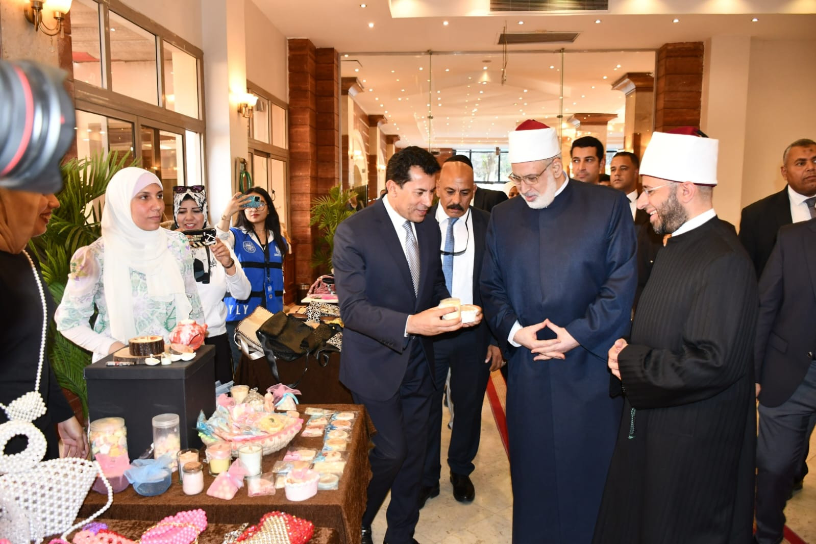 وزيرا الشباب والأوقاف ووكيل الأزهر