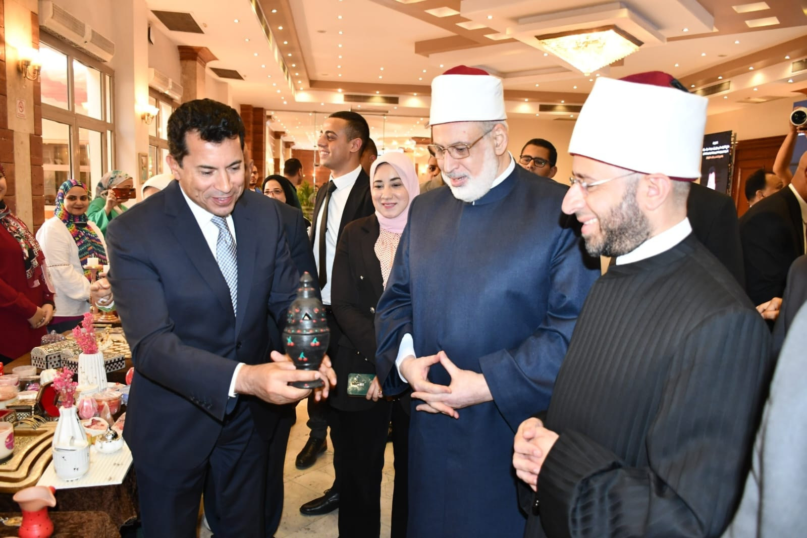 وزيرا الشباب والأوقاف ووكيل الأزهر