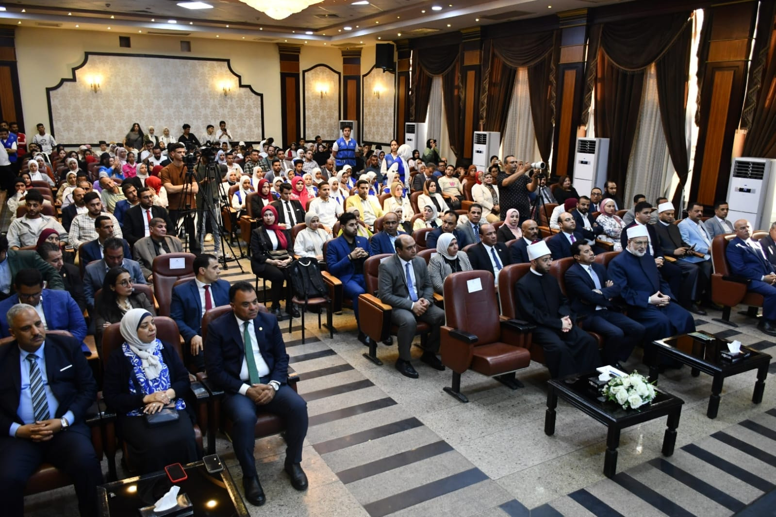 وزيرا الشباب والأوقاف ووكيل الأزهر