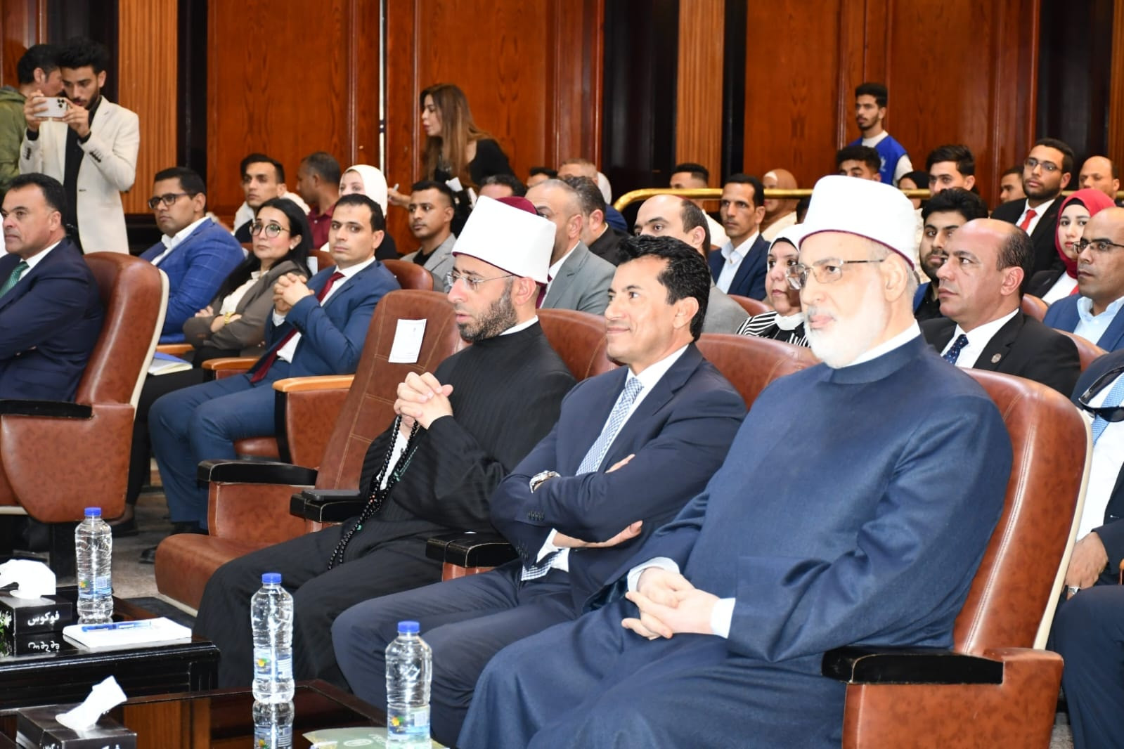 وزيرا الشباب والأوقاف ووكيل الأزهر