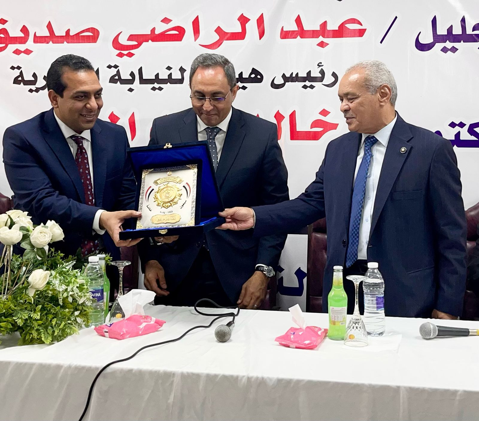 رئيس النيابة الإدارية ومحافظ قنا