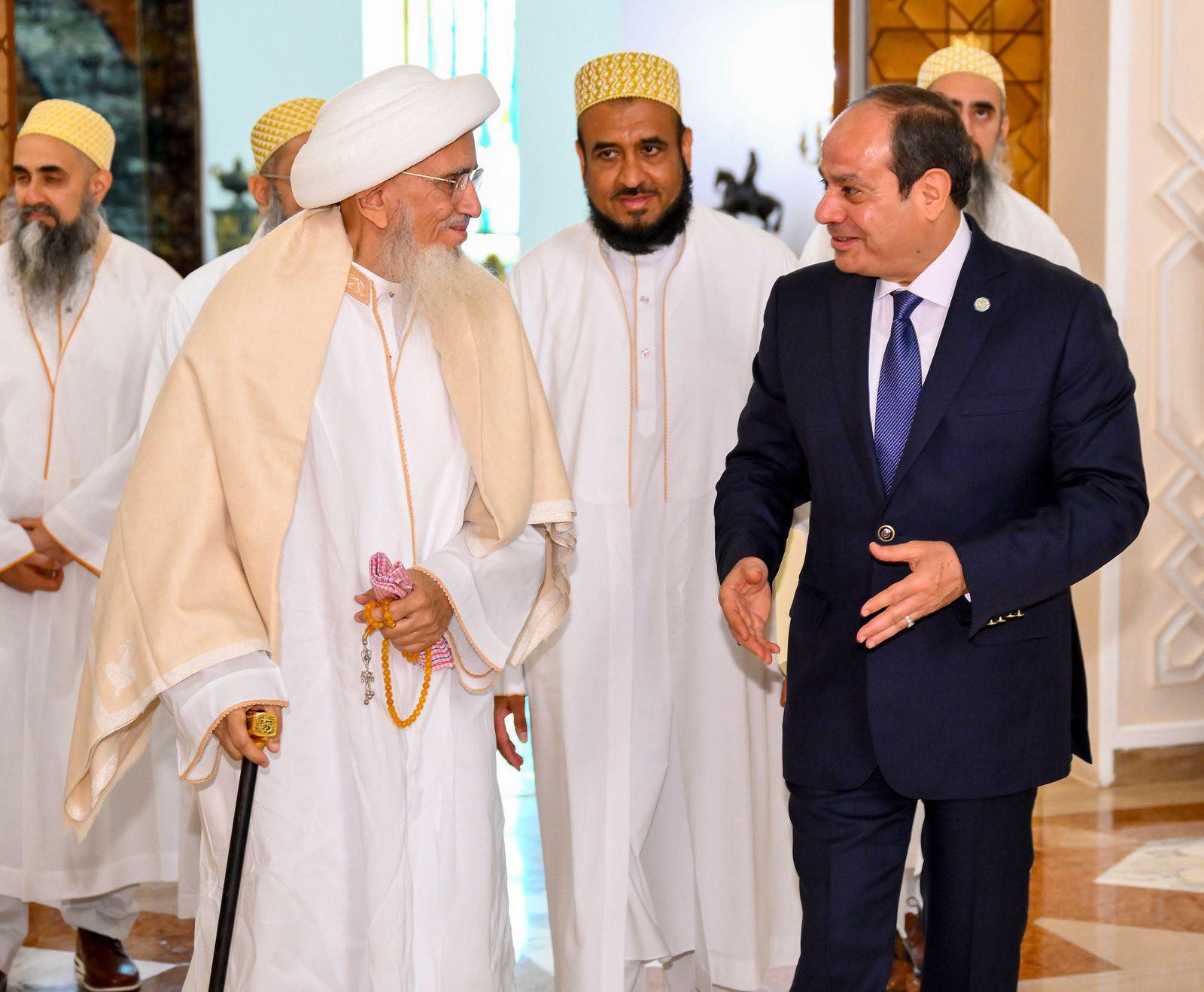 الرئيس السيسي وسلطان البهرة