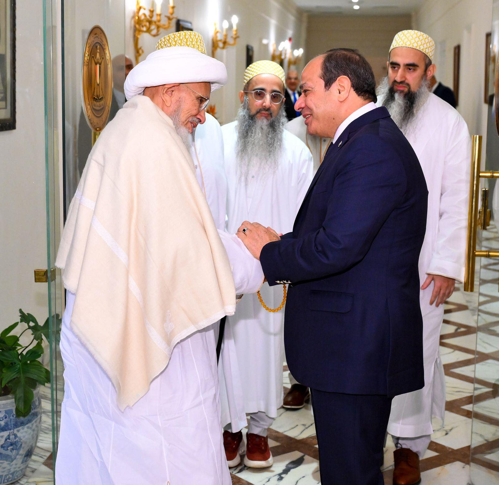 الرئيس السيسي وسلطان البهرة