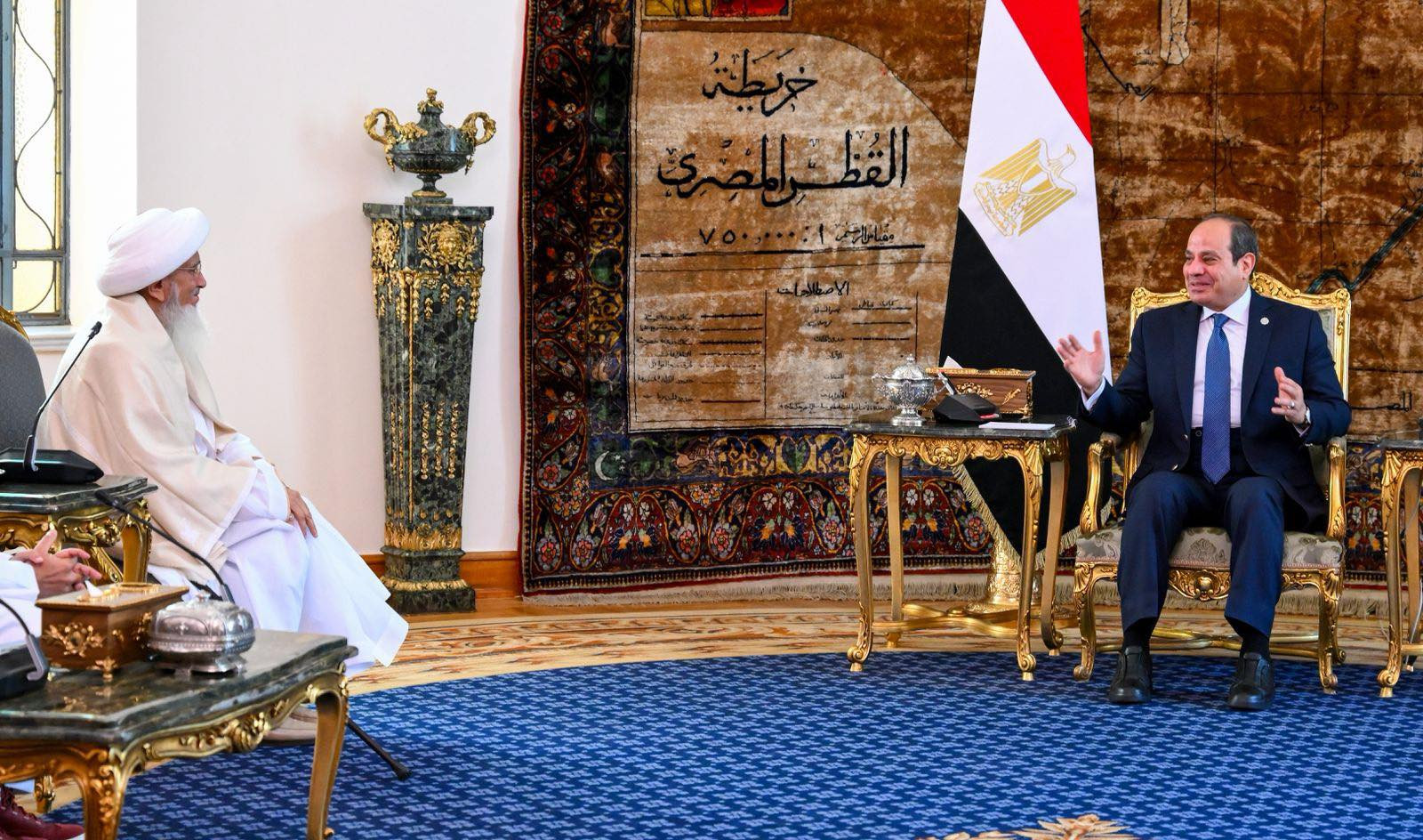 الرئيس السيسي وسلطان البهرة