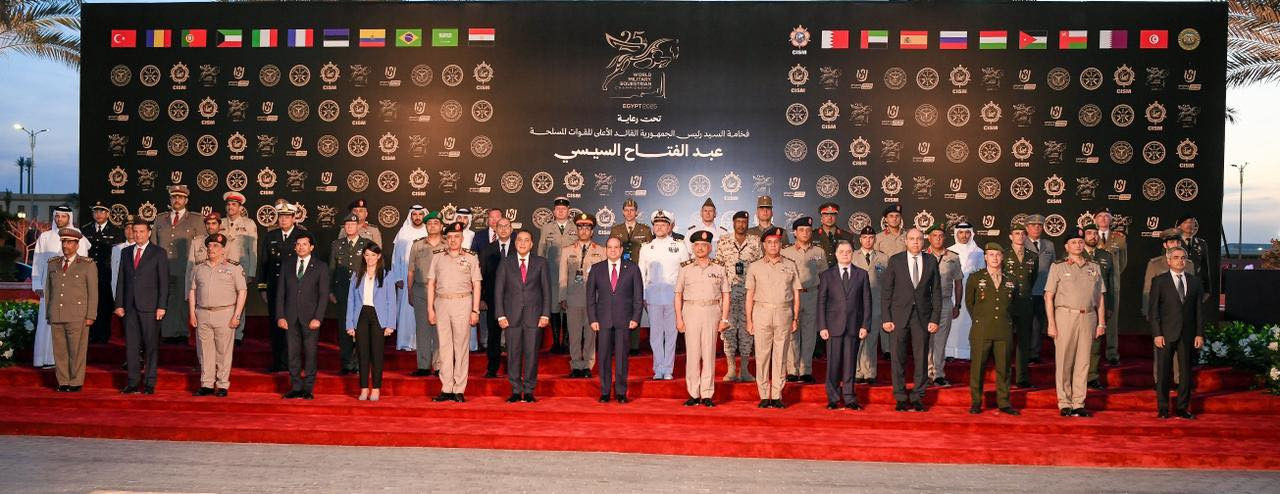 الرئيس في افتتاح بطولة العالم العسكرية للفروسية
