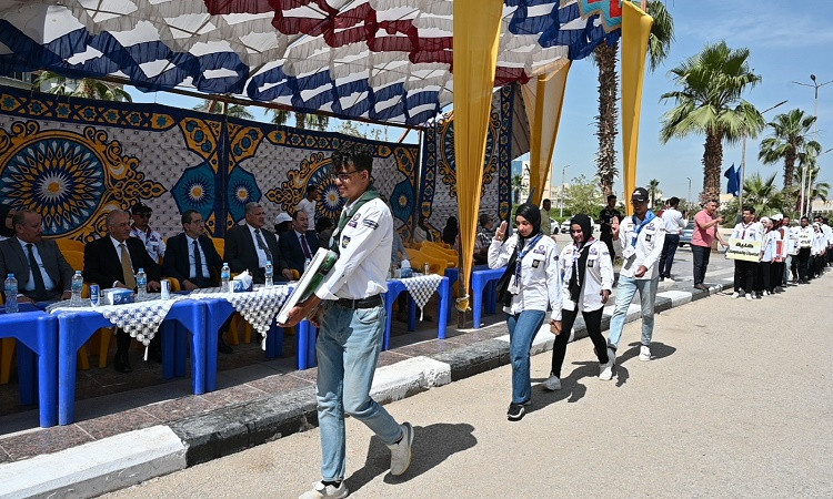 ختام فعاليات المهرجان الكشفي الـ 13 لجوالي وجوالات جامعة الفيوم