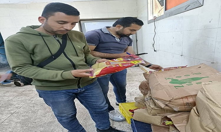 ضبط منتجات غذائية منتهية الصلاحية بأحد المجازر بالقليوبية