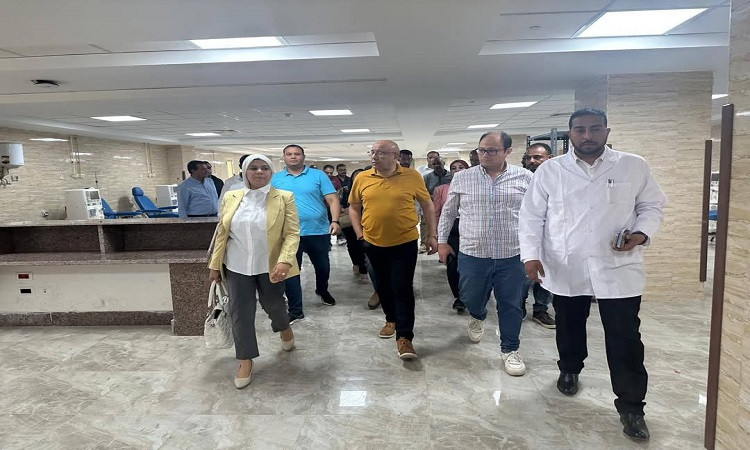 فريق الإدارة المركزية للطب العلاجي يتفقد مستشفيات قنا