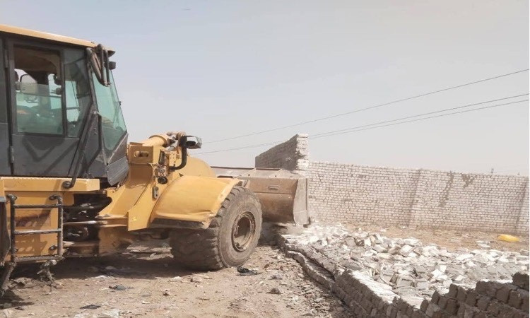 المنيا: إزالة 850 تعدي زراعي ومخالفات بناء وأملاك دولة في الموجة 26