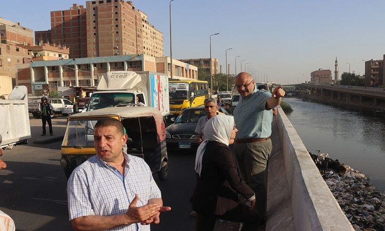 محافظ القليوبية يتفقد تطوير ورصف الطرق وإزالة الإشغالات بغرب شبرا