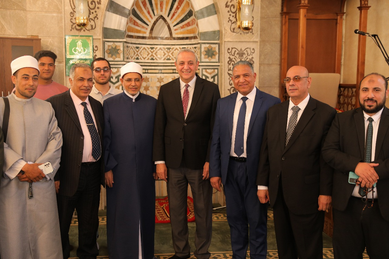 رئيس جامعة الأزهر ومحافظ الغربية